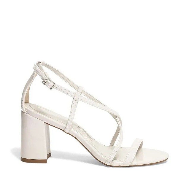 SALTO MEDIO SANTA LOLLA VERNIZ ANZELI - OFF WHITE