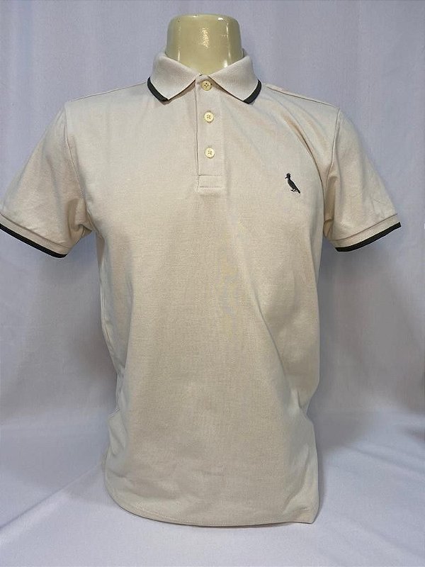 POLO RESERVA FRISO DUPLO - CINZA CONCRETO