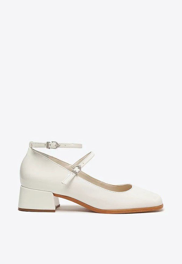 SALTO SCHUTZ BONECA DOROTHY VERNIZ- BRANCO