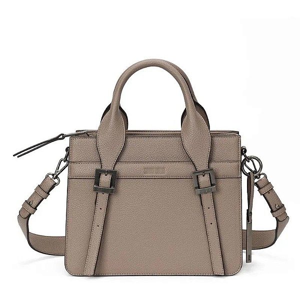 BOLSA SANTA LOLLA TOTE ALCA FINA TRAMADA- STONE