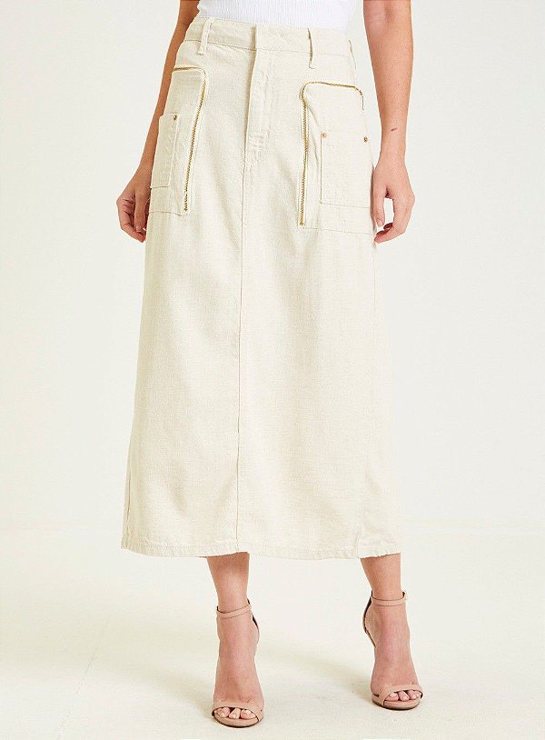 SAIA LINHO FORUM MIDI- OFF SHELL