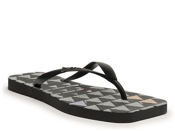 CHINELO SCHUTZ JELLY TRIANGLE- PRETO