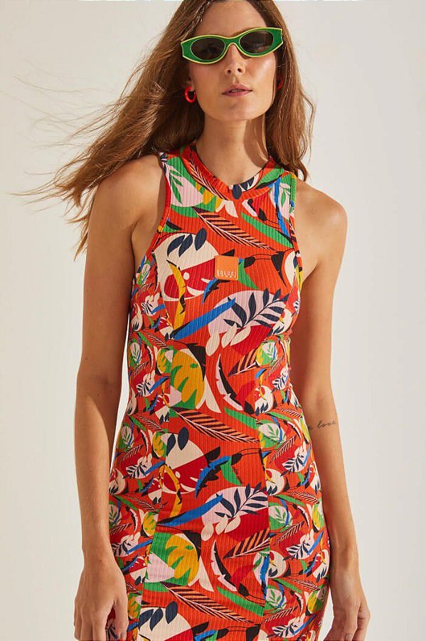 VESTIDO COLCCI ESTAMPADO - VARIANTE