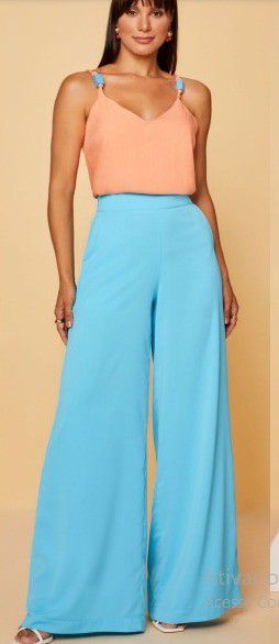 CALÇA RAMO SELVAGEM COM BOLSO FACA- AZUL CLARO
