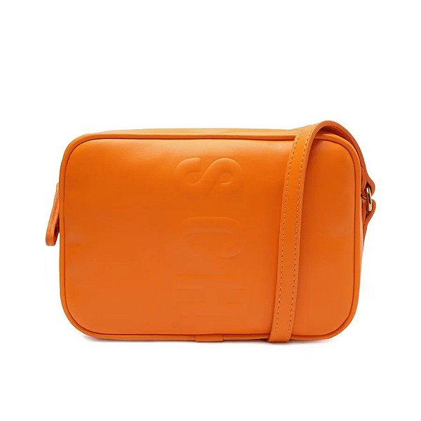 BOLSA SCHUTZ TIRACOLO COURO TASSY - LARANJA