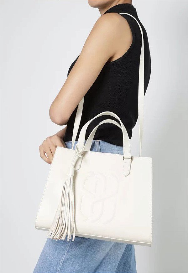BOLSA SCHUTZ TOTE KELLY- BRANCA