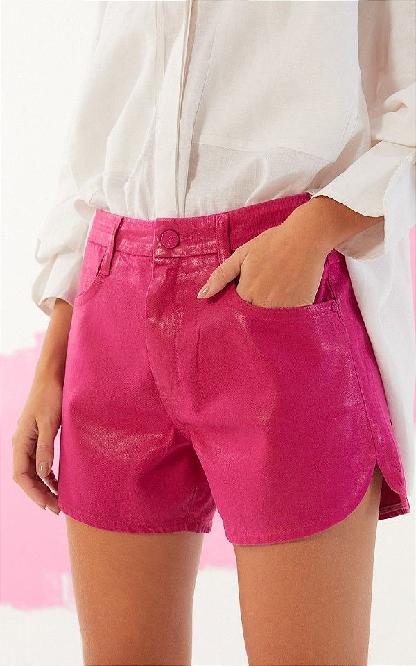 SHORT OPEN RESINADO MERY - ROSA TANGO