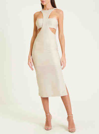 VESTIDO FORUM - BEGE ITALIAN