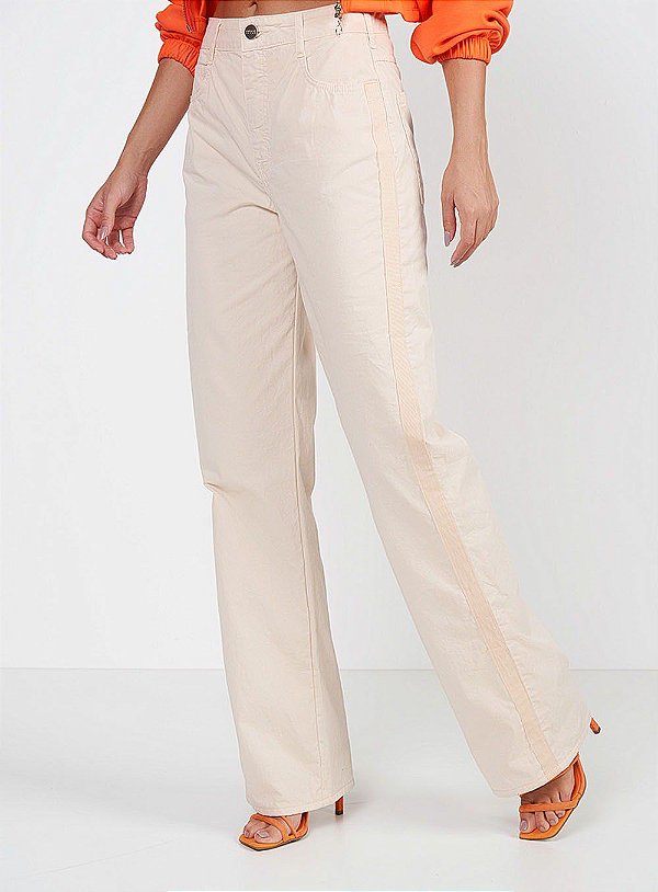 CALÇA SARJA COLCCI HAILEY- BEGE GIPSY