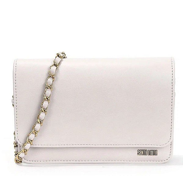 BOLSA SANTA LOLLA TRANSVERSAL ALCA REMOVIVEL- BRANCO