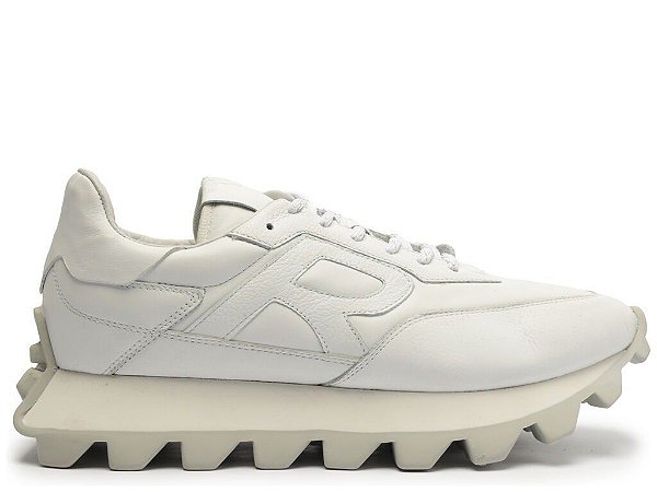 TENIS RESERVA YANKEE LEATHER- BRANCO