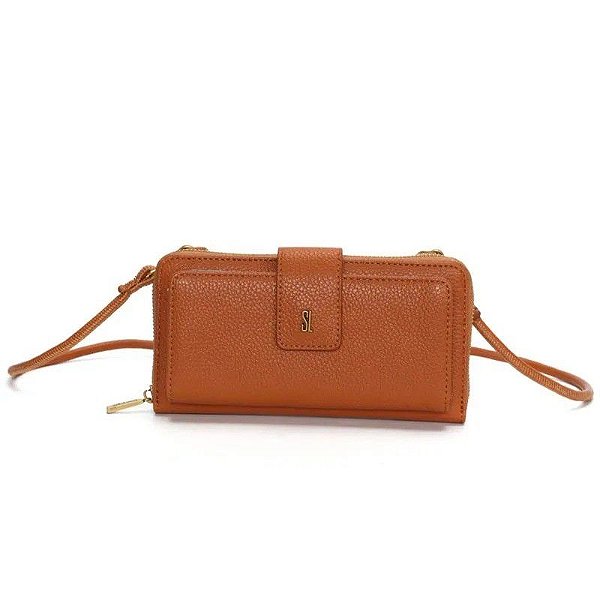 CARTEIRA SANTA LOLLA FLOATER- COGNAC
