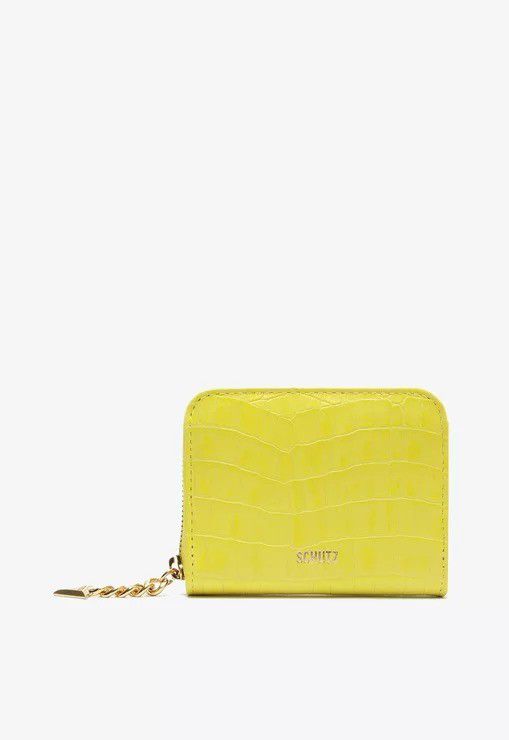 CARTEIRA SCHUTZ NEUTRAL MEDIA -  AMARELO LIMAO