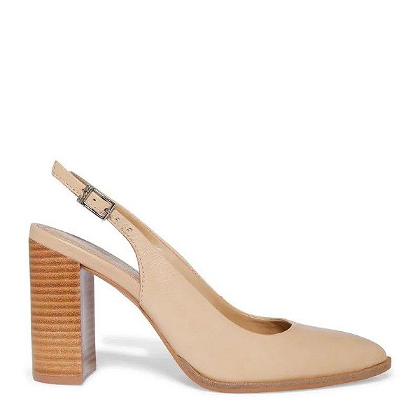 SCARPIN SANTA LOLLA COURO - NOBRE CASTOR