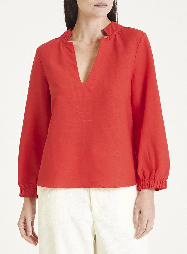 BLUSA FORUM - VERMELHO IFE