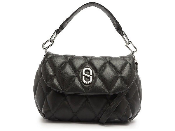 BOLSA SCHUTZ GRANDE COUROS - PRETA