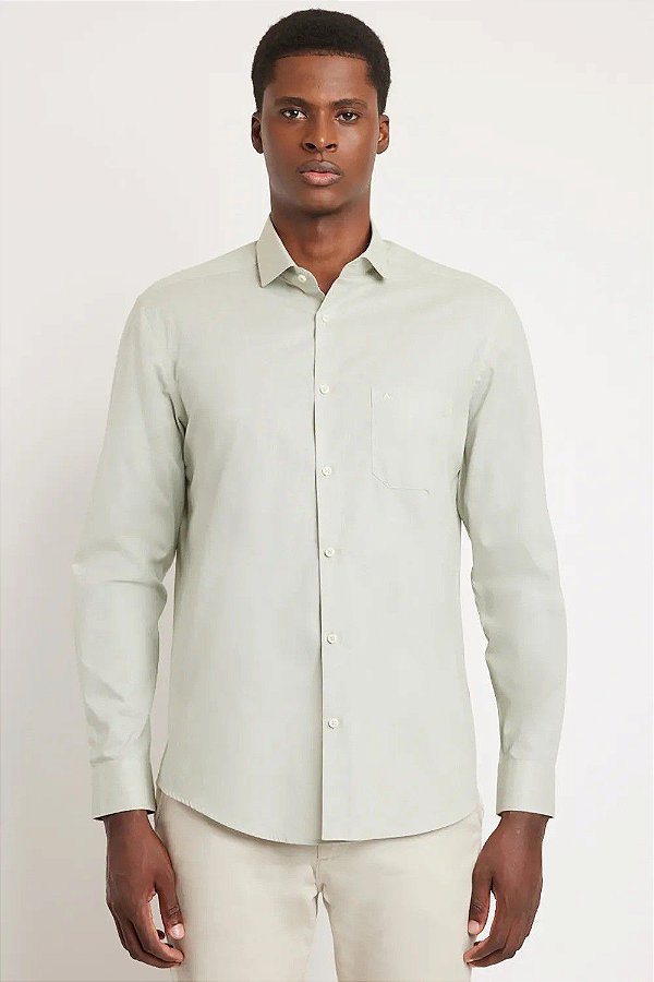 CAMISA ARAMIS MANGA LONGA COSMO - VERDE CLARO