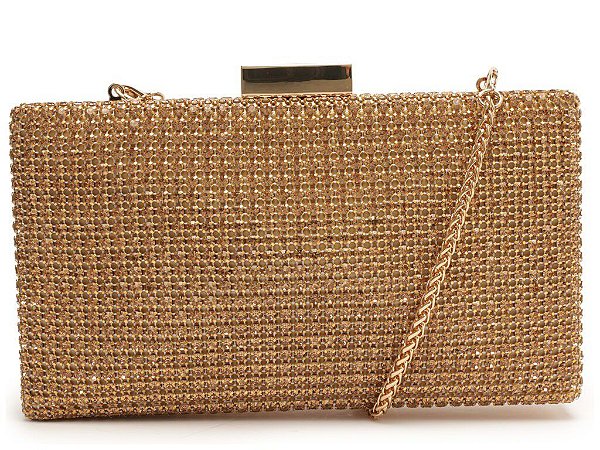 BOLSA SCHUTZ TREASURE PEQUENA - DOURADA