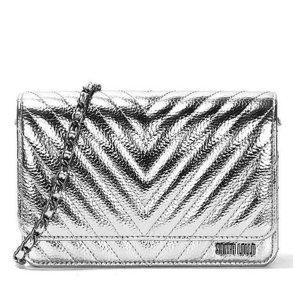 BOLSA SANTA LOLLA PEQUENA METALIZADO - PRATA
