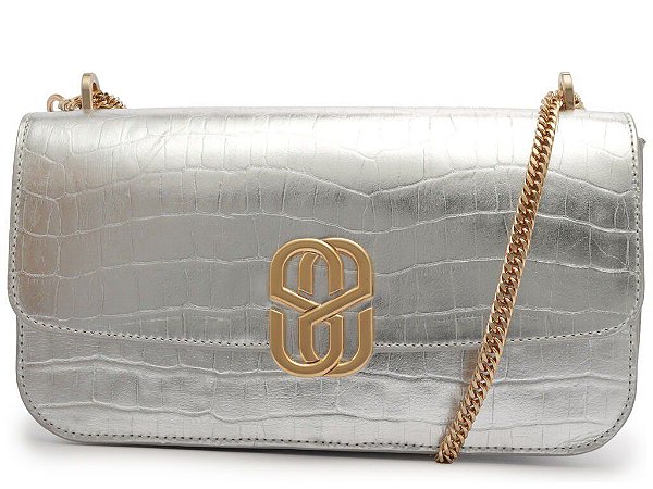 BOLSA SCHUTZ ARIEL- PRATA