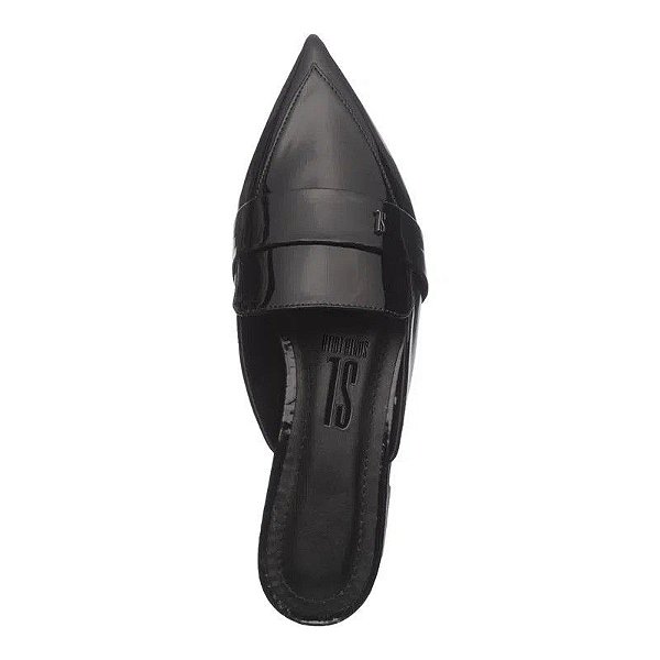 RASTEIRA SANTA LOLLA MULE VERNIZ - PRETO