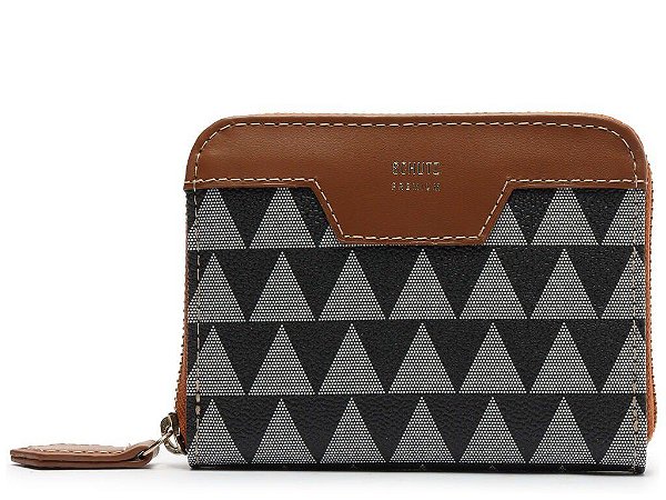 CARTEIRA SCHUTZ TRIANGLE PEQUENA - BLACK