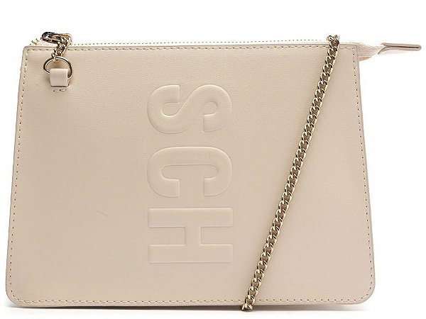 BOLSA SCHUTZ TIRACOLO TASSY PEQUENA - BRANCO