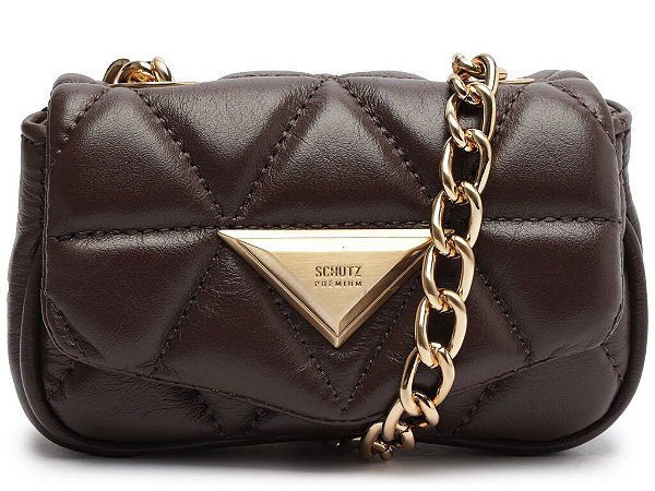 BOLSAS SCHUTZ TIRACOLO 944 PEQUENA -MARROM