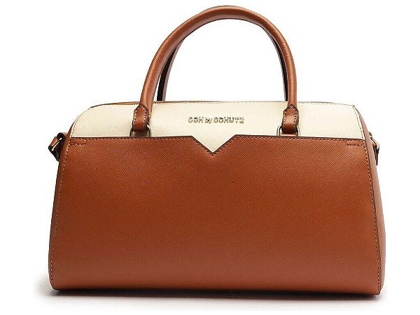 BOLSA SCHUTZ SOFFIANO RC TECNOLOGICO MEDIA - CARAMELO