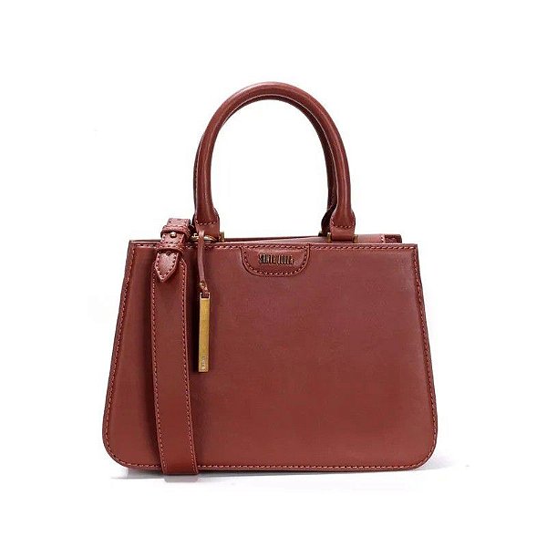 BOLSA SANTA LOLLA TOTE MARROM ALÇA REMOVÍVEL - NUTS
