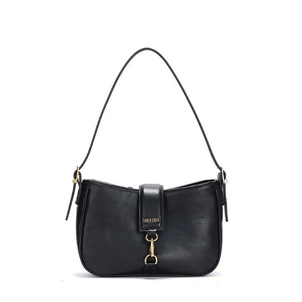 BOLSA SANTA LOLLA BAGUETE TIRACOLO - PRETO