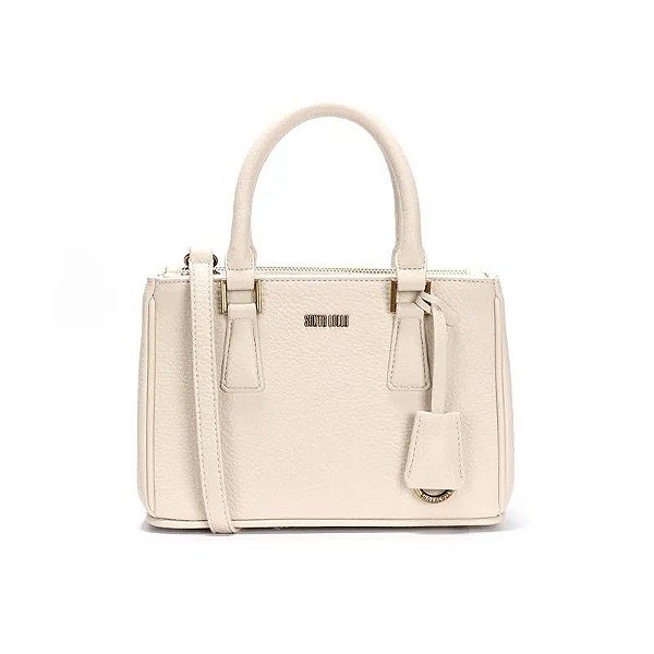 BOLSA SANTA LOLLA TOTE FLOATER DUAS ALÇAS MEDIA - VANILLA