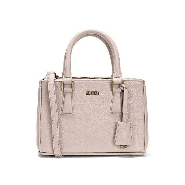BOLSA SANTA LOLLA TOTE FLOATER DUAS ALÇAS MEDIA -STONE