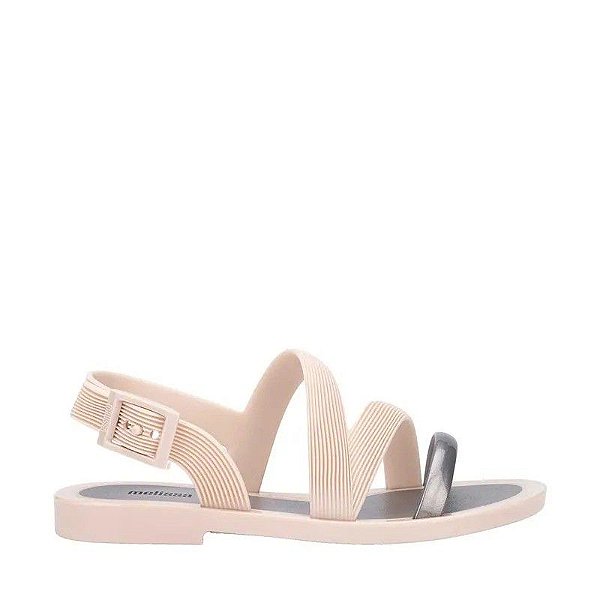 SANDALIA MELISSA WARM SANDAL - BEGE PRATA