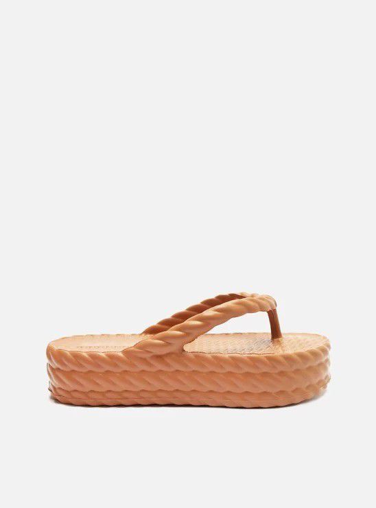 SANDALIA BRIZZA FLATFORM MARROCOS MID - AMBAR