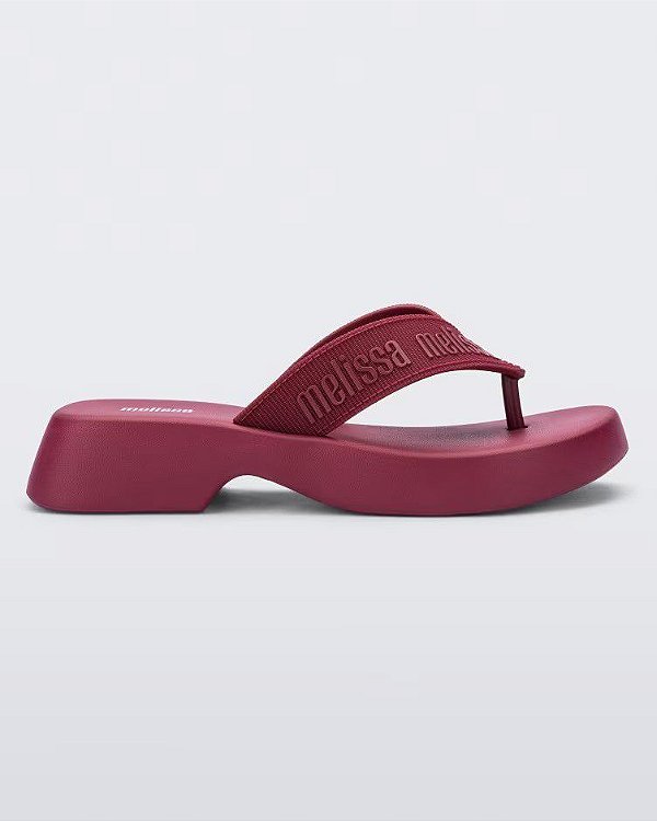 MELISSA FLATFORM M-LOVER- VERMELHO