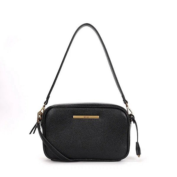 BOLSA SANTA LOLLA TIRACOLO MEDIA ALÇA FINA - PRETO