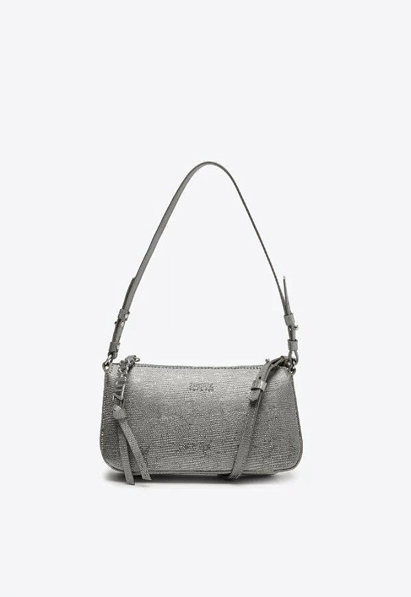 BOLSA SCHUTZ SAFFIANO PHUKET OTHER PEQUENA - GRAFITE