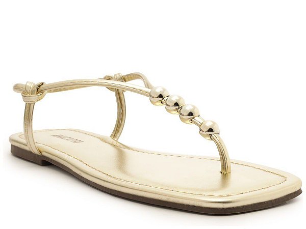 SANDALIA ANACAPRI ECO SANTORINE -OURO LIGHT