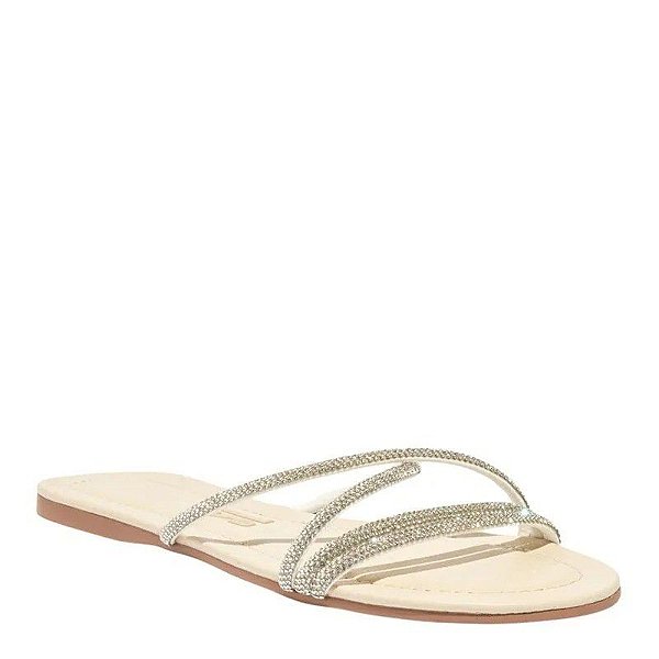 RASTEIRA SANTA LOLLA NAPA TIRAS CRUZADAS- STRASS BRILHO