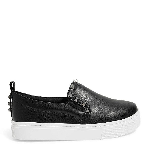 TENIS SLIP SANTA LOLLA FLOATER LUX-PRETO
