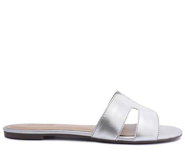 SANDALIA RASTEIRA ANACAPRI ECO NAPPA METAL NEW - PRATA