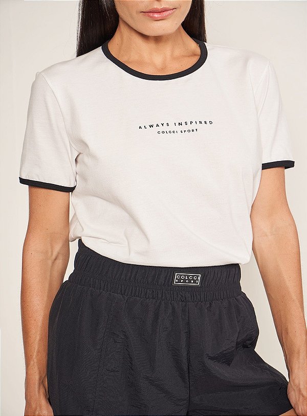 CAMISETA COLCCI  ALWAYS INSPIRED - OFF SHELL