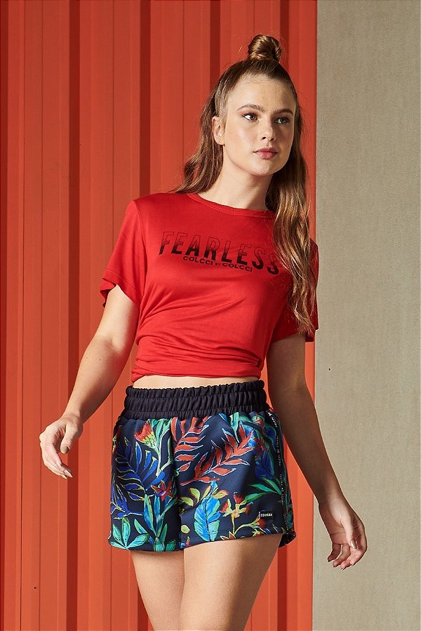 CAMISETA COLCCI SPORT ESTAMPADA - VERMELHO TEMPER