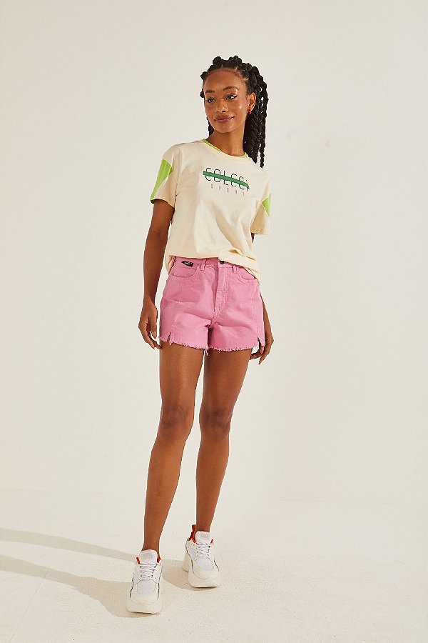 CAMISETA COLCCI SPORT ESTAMPADA- BEGE LEBLANC