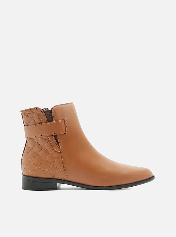 BOTA AREZZO CANO CURTO -MARROM