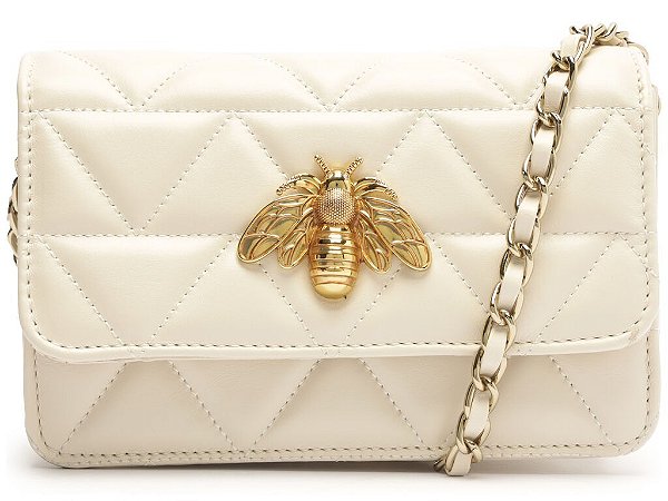 BOLSA SCHUTZ BELIEVE PEQUENA - BRANCA