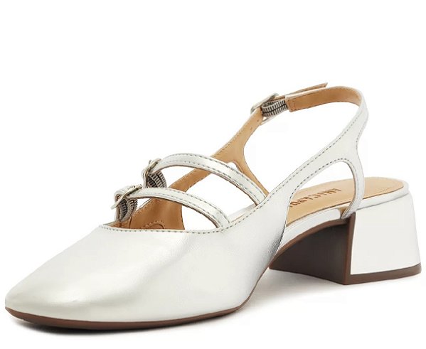 SAPATILHA ANACAPRI BONECA SLINGBACK MILENA - PRATA