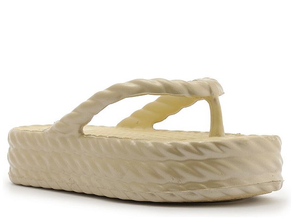 SANDALIA BRIZZA MARROCOS FLATFORM - DOURADO