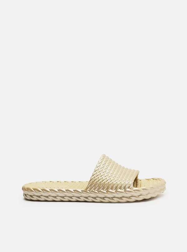 CHINELO SLIDE BRIZZA MARROCOS LA SIRENE - DOURADO